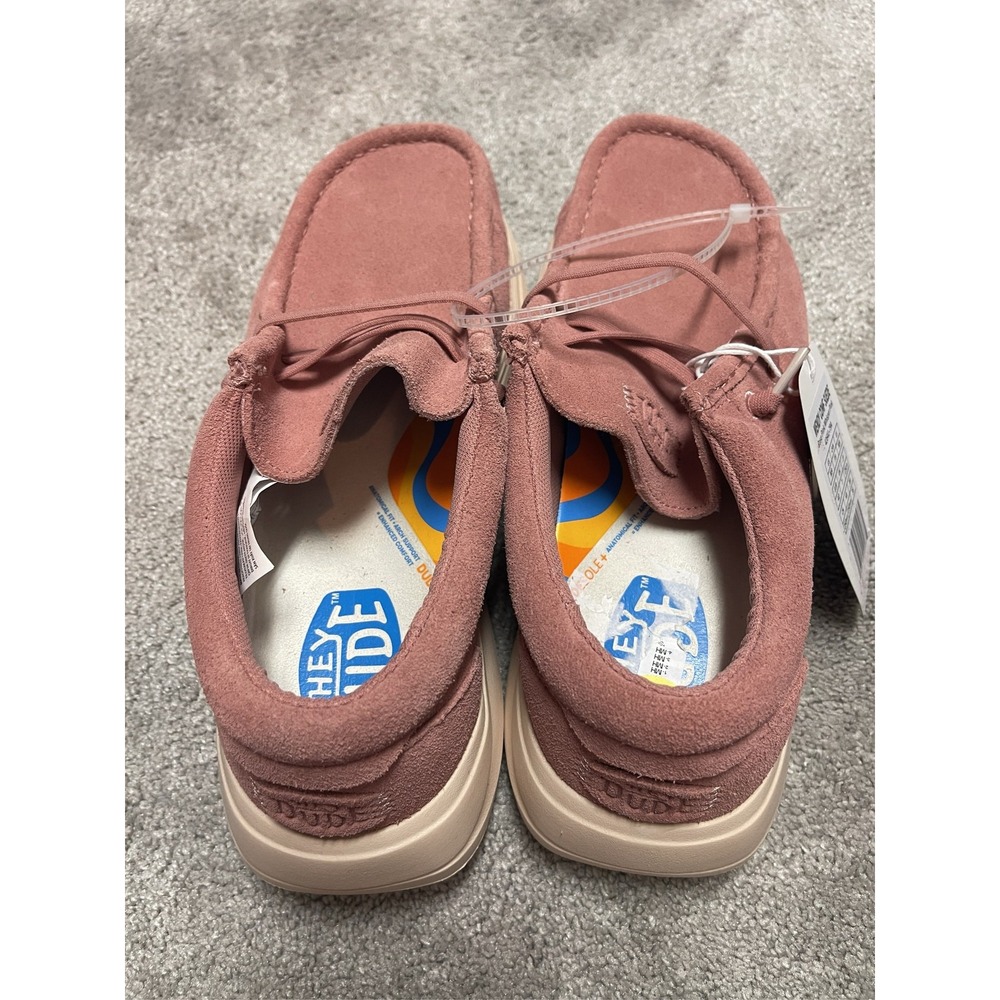 Hey Dude Wendy Comf Suede Women's Shoes Rose Pink US Size 9 EU 40 - Picture 5 of 10